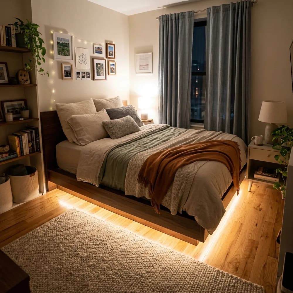 A beautifully styled 15 ikea hacks for home offices that save space showcasing custom cane webbing additions and designer hardware swaps.