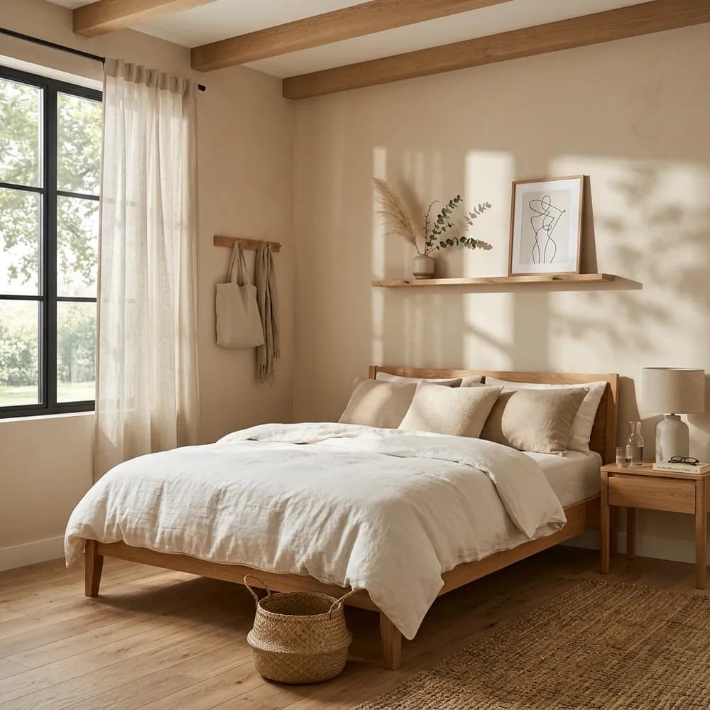 39 Warm Minimalist Small Bedroom Ideas That Feel Bigger featuring cozy design and layout