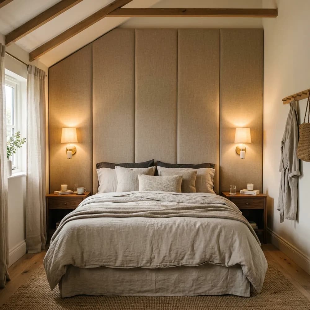 How to Make The Bed Area Feel Intentional in a Small Bedroom featuring cozy design and layout